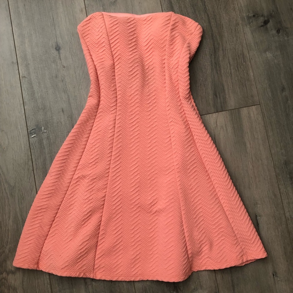 charlotte russe strapless dress